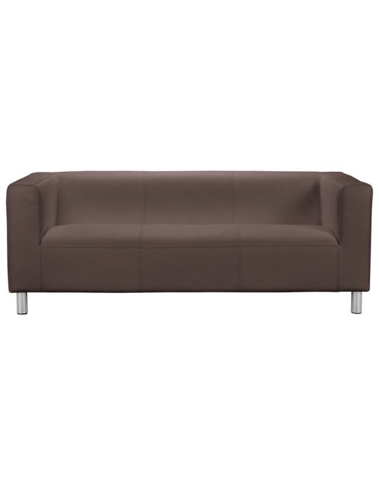 Moda 3 Seater Fabric Sofa - Chocolate