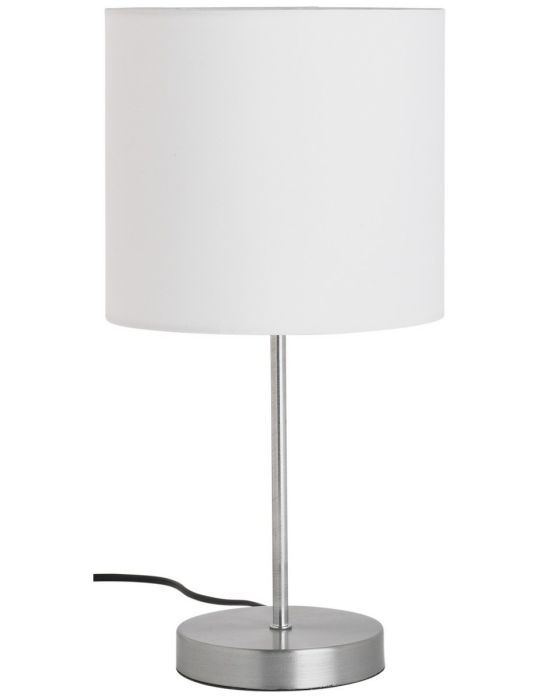 Satin Stick Table Lamp - Super White