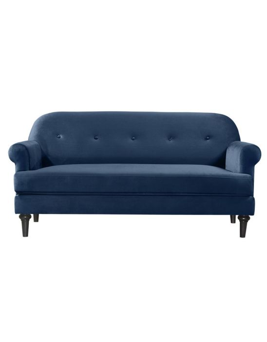 Whitney 3 Seater Velvet Sofa - Blue
