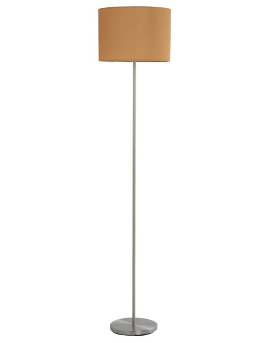 Satin Stick Floor Lamp - Mustard