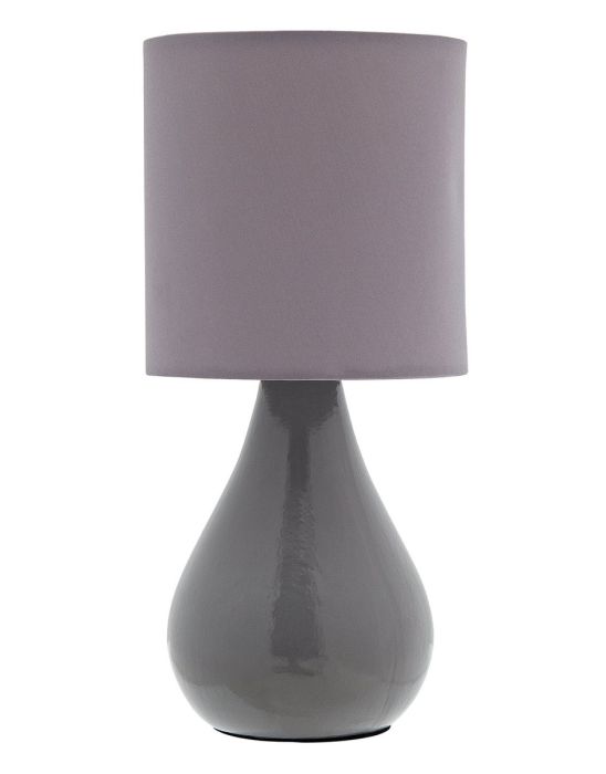 Ceramic Table Lamp - Grey