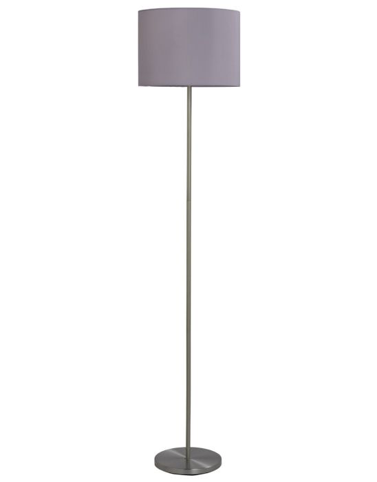 Satin Stick Floor Lamp - Dove Grey