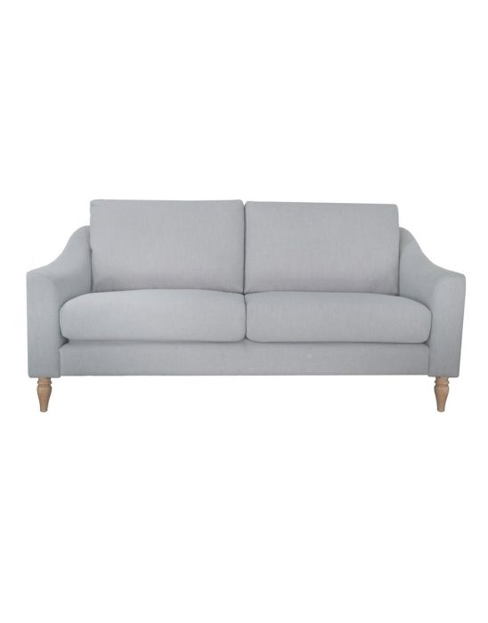 Cameron 3 Seater Fabric Sofa - Light Grey