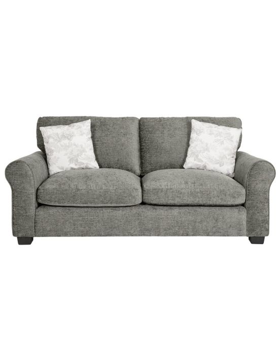 Tammy 3 Seater Fabric Sofa - Mink