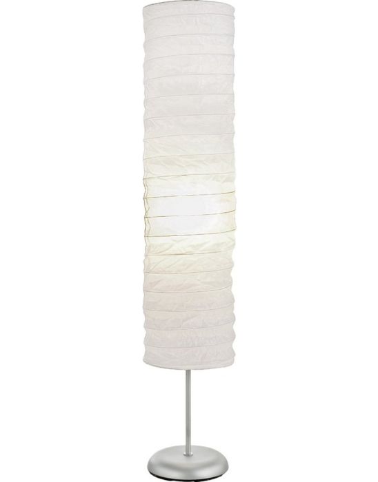 Tube Paper Floor Lamp - White