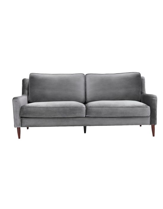 Jacob 3 Seater Velvet Sofa - Grey