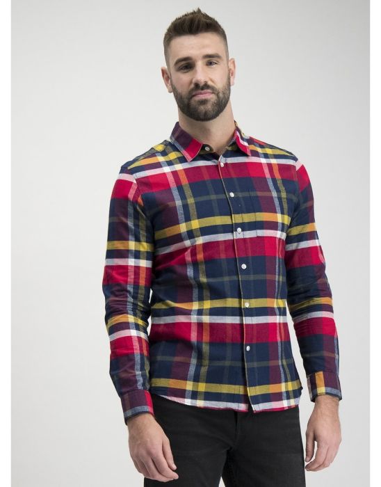 Multicoloured Bright Check Regular Fit Shirt