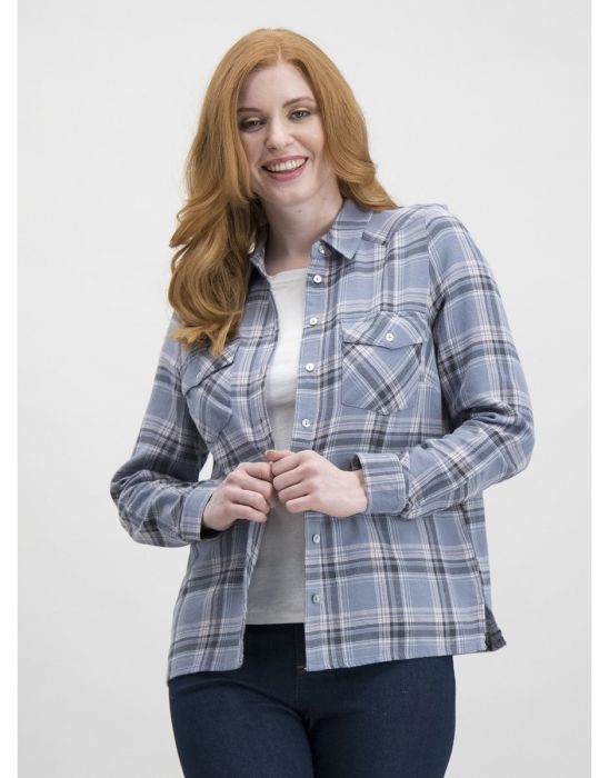 Multicoloured Check Shirt With Long Sleeves